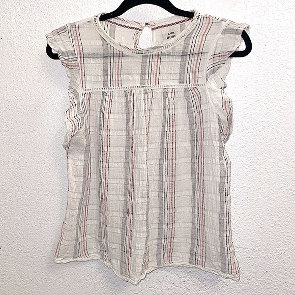 Knox Rose ruffle cap sleeve top size S - Picture 1 of 8